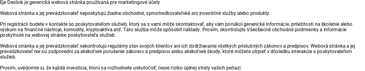 Rizikov&eacute; vyskakovacie Okno